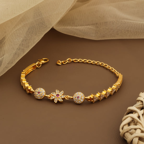 Gold Plated Traditional Bracelet For Women