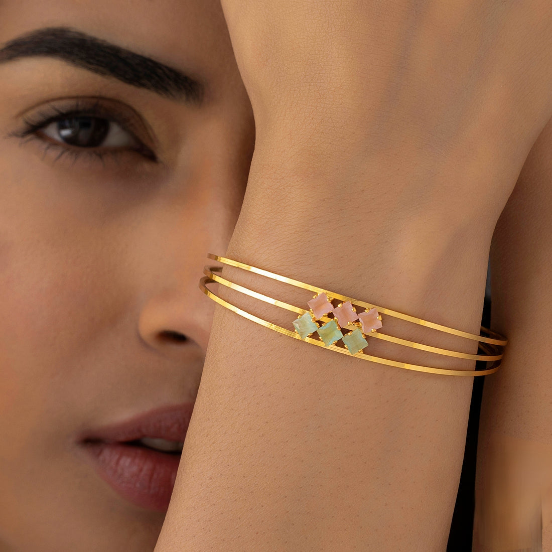 Dimond Fancy Traditional Bangles Set For WOMEN