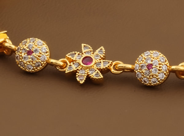 Gold Plated Traditional Bracelet For Women